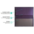 thumbnail image 3 of Purple Basic Leather Checkbook Cover, 3 of 6