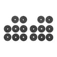 thumbnail image 3 of Drum Felts Pad, Collision Prevention 20Pcs/Set Height Positioning Protective Long Service Life Plastic Cymbal Replacement Accessories  For Percussion Instrument Black,Grey, 3 of 8