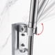 thumbnail image 3 of Soporte de ducha de mano ajustable de acero inoxidable, soporte de pared, montado, 3 of 5