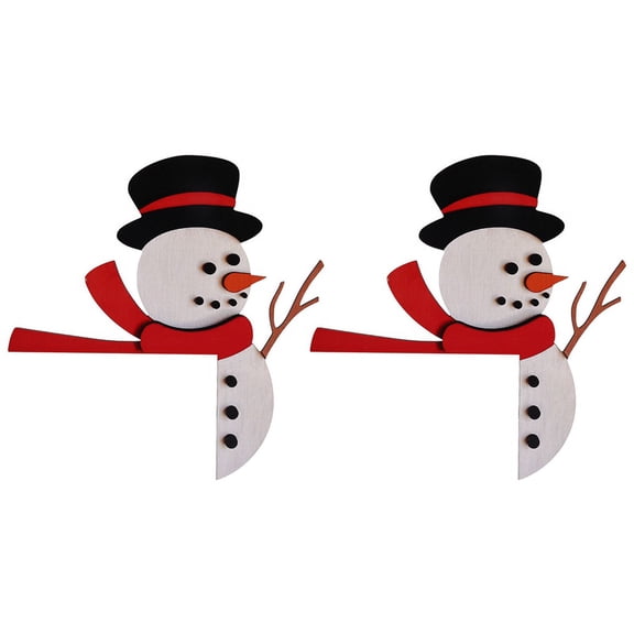 Christmas Door Toppers Decor, Top Door Frame Corner Sign Decorations, Home Frame Decor Ornament for Home Decor E