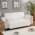 thumbnail image 1 of Hot Reversible Quilted Diamond Grid Sofa Mat Waterproof Solid Color Furniture Protective Cover Household Non Slip Couch Cushion, 1 of 5