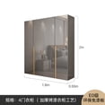 thumbnail image 4 of Light luxury wardrobe with make-up table 468 doors modern simple high-light bedroom 3 meters 4 high 2 large cabinets My Lux Decor Round, 4 of 9