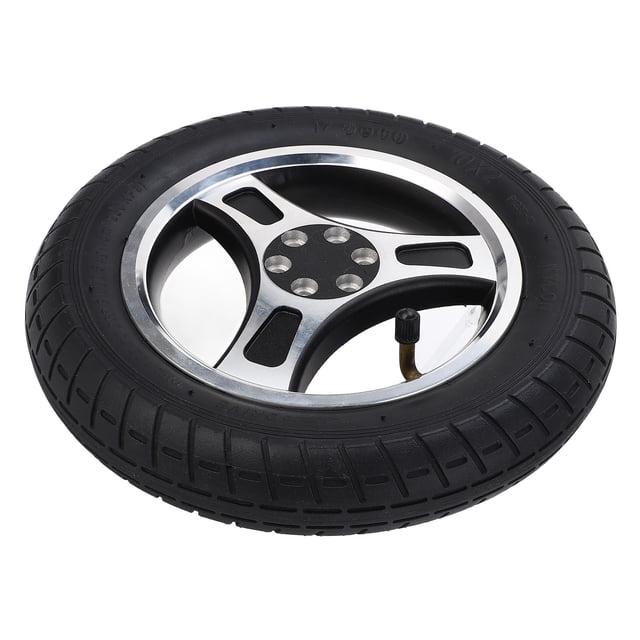 Rueda Inflable, Capacidad De Carga De 80 Kg, Cubo De 6 Orificios, Funcionamiento De Poco Ruido, Textura Antideslizante, Rueda De 10 Pulgadas Para Carro, Carro De Mano