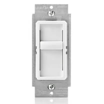 Leviton Decora SureSlide White 600 W Slide Dimmer Switch 1 pk