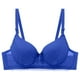 thumbnail image 1 of Karight Womens Wireless Push up Bras Full Coverage Plunge Lace Bralettes Adjustable Strap Breathable Comfortable Everyday Bra, 1 of 2