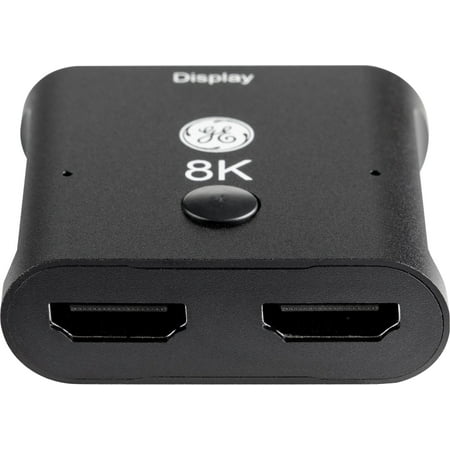 GE HDMI Switch, 2 Port, 8K, 1 Piece