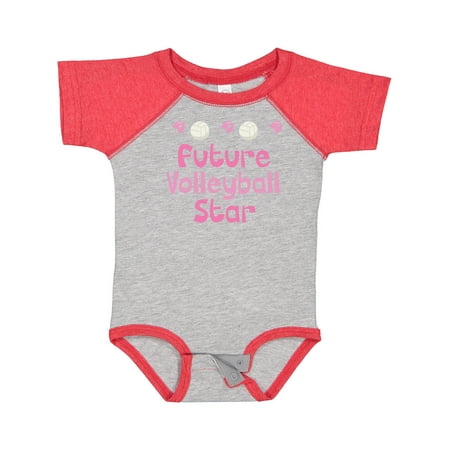 

Inktastic Future Volleyball Star Girls Gift Baby Girl Bodysuit