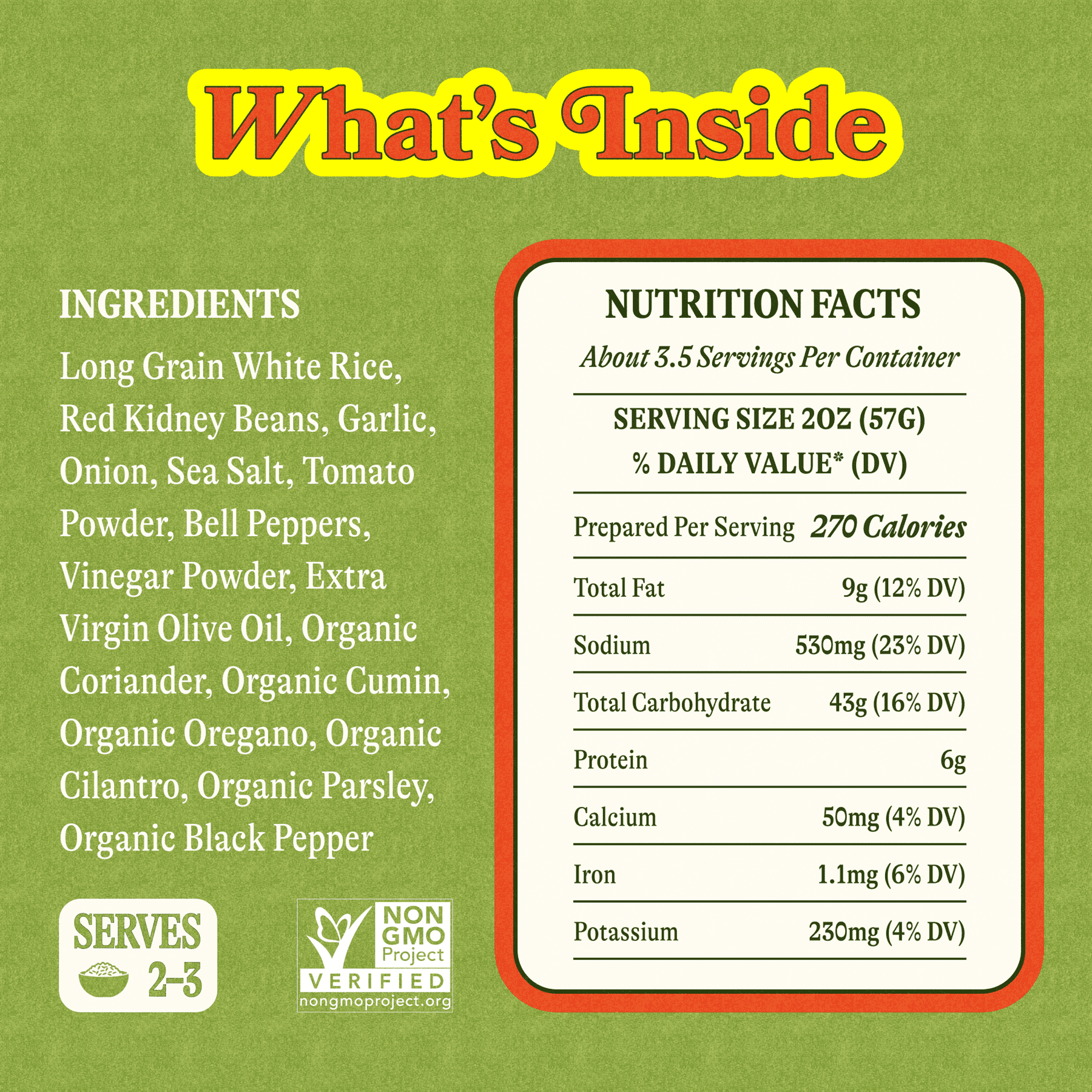 Loisa Rice & Red Beans, Premium Latin Rice & Beans, Non-GMO, No-MSG, No Artificial Flavors, No Preservatives, Organic Spices, 6-Pack