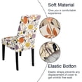 thumbnail image 4 of Pattern Chair Covers for Dining Room Set of 6, High Stretch Removable Washable Parsons Chair Slipcover for Home Party Hotel Wedding Ceremony (Flower,6PCS), 4 of 6