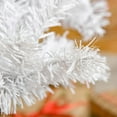 thumbnail image 3 of HOMCOM 7ft Christmas Tree Holiday Decoration with Stand - White, 3 of 9