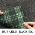 thumbnail image 6 of Green and Black Checkered Pattern Washable Non Slip Indoor Door Mat, Decorative Entry Rug for Entrance, Bedroom, Kitchen, Bathroom, 20"x32", 6 of 6