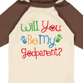 thumbnail image 4 of Inktastic Godparent Proposal Godchild Boys or Girls Long Sleeve Baby Bodysuit, 4 of 5
