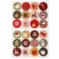 thumbnail image 1 of Cookie Gift Packaging Sealing Merry Christmas Paper Stickers Adhesive Label Number Stickers Advent Calendar 6, 1 of 1