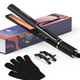 thumbnail image 1 of MiroPure Plancha alisadora de pelo, placas de titanio de 1 pulgada con calentamiento 15S, plancha de pelo profesional de cerámica MCH de iones negativos de doble voltaje para cabello de mujer con apag, 1 of 5