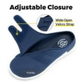 thumbnail image 5 of FitVille Mens Extra Wide Slippers Slip on Walking Shoes for Plantar Fasciitis, Indigo Blue, 8 x-Wide, 5 of 6