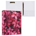 thumbnail image 4 of ALAZA Elegant Tropical Floral-a5 Hardcover 3 Ring Binder 1.5" Round Rings Interior Pockets Binders Organizer 2 Pack, 4 of 9