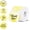 2''yellow/Roll, variant on Thermal Labels,2 Inch Orange Watercolor Round Thermal Printer Stickers,Self-Adhesive Round Direct Thermal Labels,Thermal Stickers for DIY Logo Design,Name Tag (500/Roll)