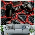 thumbnail image 4 of Orinice Hexagonal Grids Tapestry Wall Hanging Unique Style Graphic Tapestries Home Wall Decor Art for Living Room Bedroom Apartment Farmhouse Dorm 60x50inch, 4 of 6