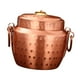 thumbnail image 3 of Olla de cobre para cocinar arroz con tapa, resistente, gruesa, hecha a mano, utensilios de cocina para restaurantes, hogares, campamentos, cocinas 18 cm, 3 of 8