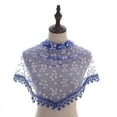 thumbnail image 5 of Yoyauz Triangle Lace Mantilla Veil Tulle Scarf Shawl Covering Church Veil for Mass Wedding Bridesmaids, 5 of 6