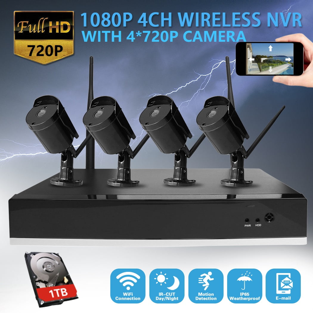 4ch wireless nvr kit