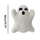 thumbnail image 3 of LSLJS - Almohada fantasma para Halloween, decoración de otoño para el hogar, peluche blanco con forma de fantasma, cojín decorativo espeluznante con temática de Halloween para sofá cama, 3 of 5