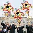 thumbnail image 3 of PMU Graduation "Congrats" Grad Star Cluster 31 Inch Mylar Foil Balloons Pkg/10, 3 of 6
