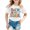 White, variant on MIXUE Toddler Girls Tops & T-Shirts Summer Last Day Of School Letter Print Round Neck Short Sleeve Loose Fashion Pullover T Shirts Daily-Wear,Blue,3-4 Years