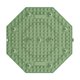 thumbnail image 1 of Esterilla masajeadora de pies antideslizante y compacta, con acupresión sensorial y almohadilla de reflexología podal. Verde, 1 of 9