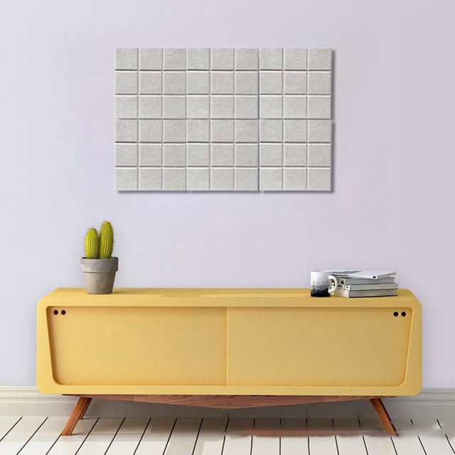 de corcho de anuncios de 12 "x 12" de corcho de alfileres decorativos para colgar paneles de corcho de 0,35 pulgadas d A Colco Tablón de anuncios