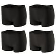 thumbnail image 1 of Calzoncillos tipo bóxer de algodón para mujer, ropa interior para mujer, pantalones cortos con entrepierna de algodón, paquete de 4, 1 of 5