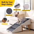 thumbnail image 4 of Escaleras para mascotas Ziluce 2 en 1 para perros pequeños con reposapiés de 44 cm, 4 of 7