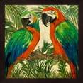 thumbnail image 1 of Island Birds Square on Burlap I by Julie DeRice, Framed Wall Art, 13.25W x 13.25H, 1 of 1