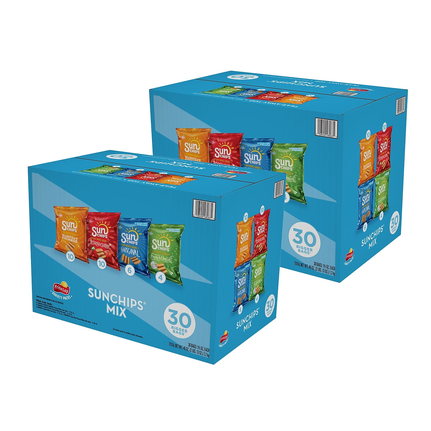 Sunchips Variety Grain Chips 1.5 oz. 60/Carton (FRI49932)