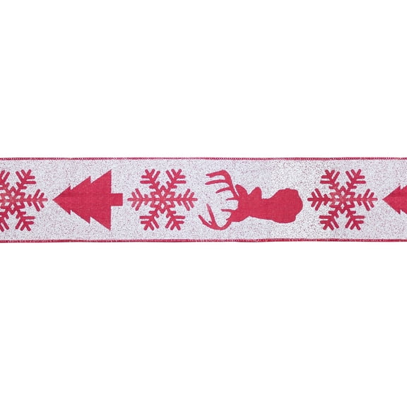 Home Decorative 4" x 10 Yds. (Set of 2) Wired Polyester