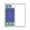 Blue, variant on Red Boho Window Privacy Film, Vintage Ethnic Tribe Abstract Art Retro Static Cling UV Sun Blocking Tint Film Heat Control Windows Films for Bedroom Bathroom, Window Stickers 29.5"x78.7"