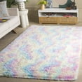 thumbnail image 2 of SAFAVIEH Rainbow Jaki Solid Shag Area Rug, Rainbow, 2' x 3', 2 of 7