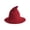 Red, variant on CHJK Women Halloween Witch Hat Knitted Cap, Wide Brim Witch Hat for Halloween Party, Pink