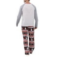 thumbnail image 3 of KelaJuan Family Matching Pajamas Christmas Tree Letters Print Long Sleeve Tops and Stretch Casual Pants Sleepwear, 3 of 8