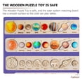 thumbnail image 3 of Shisuyan 1 Set of Solar System Puzzle Planet Matching Puzzle Solar System for Kids Educational Planet Cognition Puzzle, 3 of 7