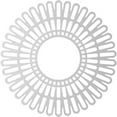 thumbnail image 4 of 22"OD x 8 1/8"ID x 3/4"P Cornelius Architectural Grade PVC Pierced Ceiling Medallion, 4 of 8