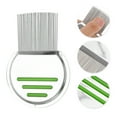 thumbnail image 3 of Durable Semi-circular Type Pet Grooming Brush for Pet 3.82"x2.68" Green, 3 of 6