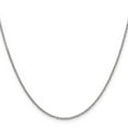 thumbnail image 2 of Primal Gold 14K White Gold 1.6mm Round Open Link Cable Chain, 2 of 4