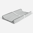 thumbnail image 2 of Mustache Black Quilted Muslin Changing Pad Cover, 2 of 8