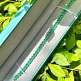 thumbnail image 5 of 5.0MM Round Cut Lab-Created Emerald Tennis Bracelet in 925 Sterling Silver for Her, 5 of 10