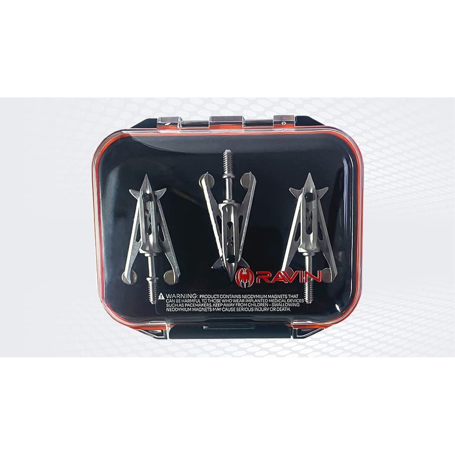 Broadhead Case, holds 6 broadheads in place;Durable