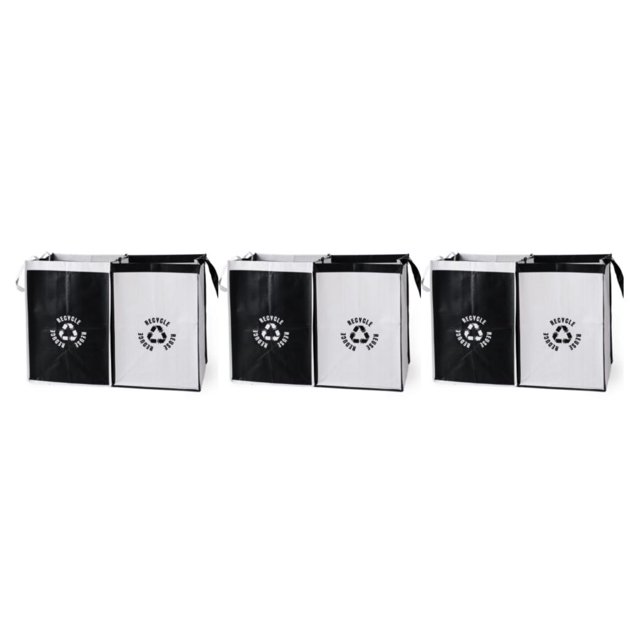 Youkk Convenient And Eco-friendly Trash Recycling Bag For Kitchen Recycle Waste Bag Trash Sorting 3Set
