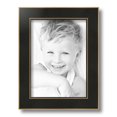 thumbnail image 2 of ArtToFrames 8" x 11" Honors Black with Gold Picture Frame, 8x11 inch Black Wood Poster Frame (WOM-5158),  Pack, 2 of 7