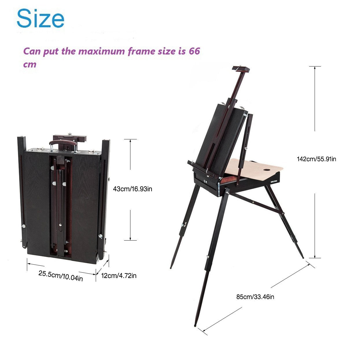 Mont Marte Black French Box Easel