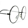thumbnail image 2 of Skeleteen Round Wizard Costume Glasses - Black Metal Frame Circular Costume Eyeglasses - 1 Pair, 2 of 6